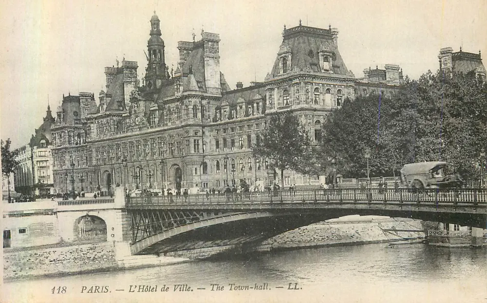 Paris — L'Hôtel de Ville — LL. — n° 118 - Frente