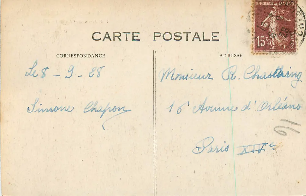 Le Havre — Un beau coin de la Plage — F. Le Havre, n°284 - Verso