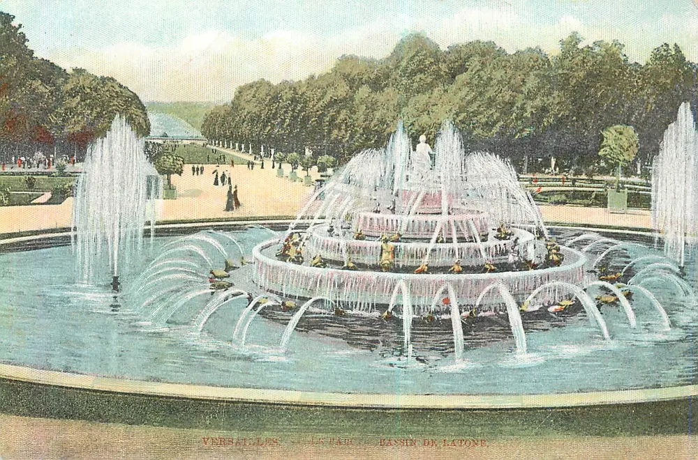 Versailles — Le parc — Bassin de Latone - Recto