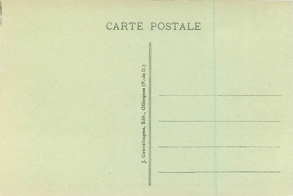 Le Mont-Dore — Le Parc et le Casino — g. d'o. - 851 - Verso
