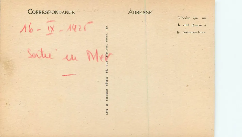 Malo-les-Bains — La Digue et la Plage — LL. - Verso