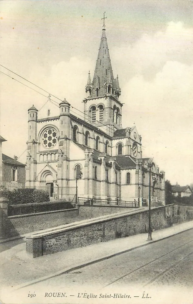 Rouen — A Igreja de São Hilário — LL. - Frente