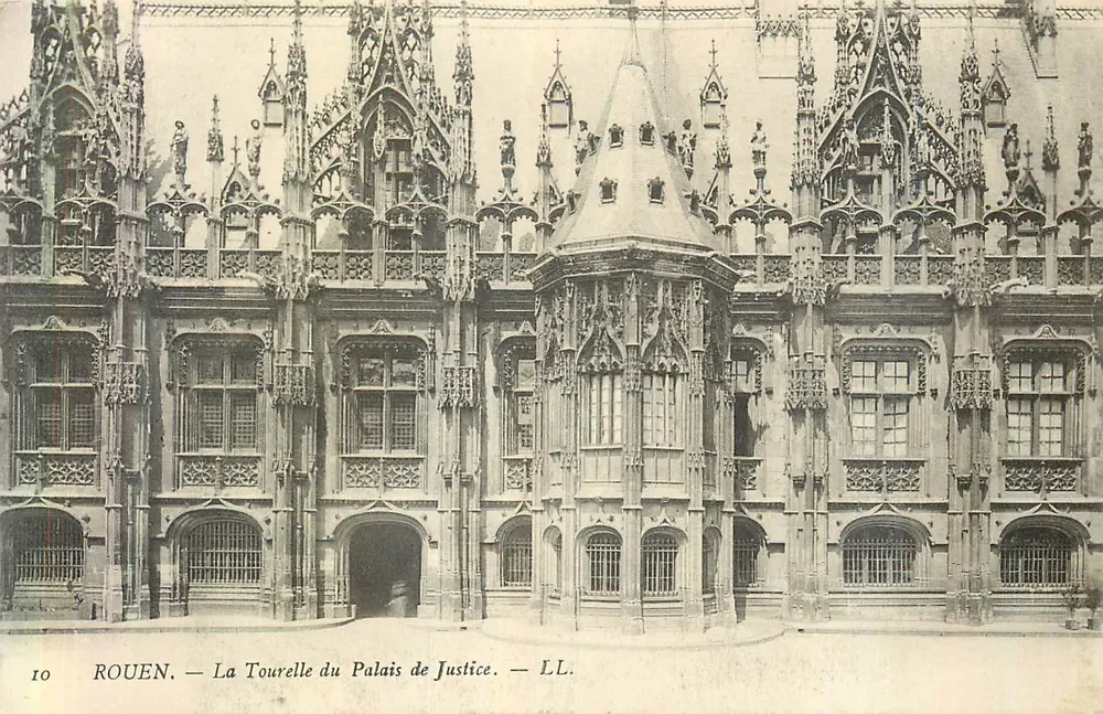 Rouen — La Tourelle du Palais de Justice — LL. - Recto