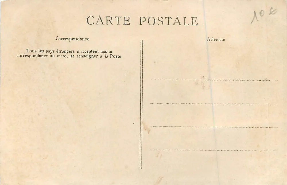 Le Croisic — Vue Générale des Quais — Collection L. B. Saint-Yzario - Verso