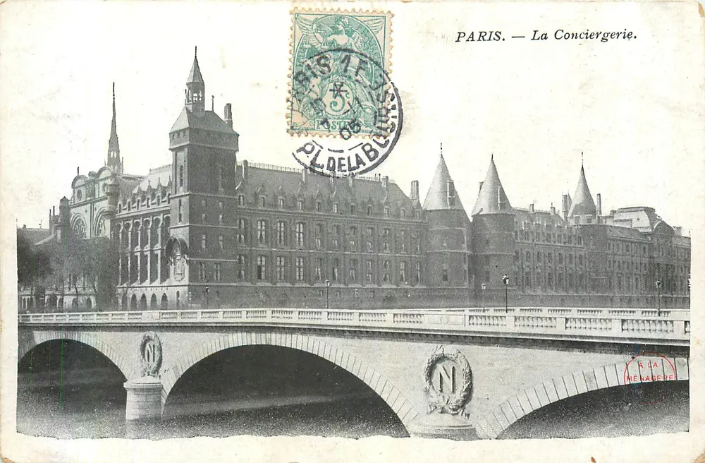 Paris — A Conciergerie — editor Delabuisset - Frente