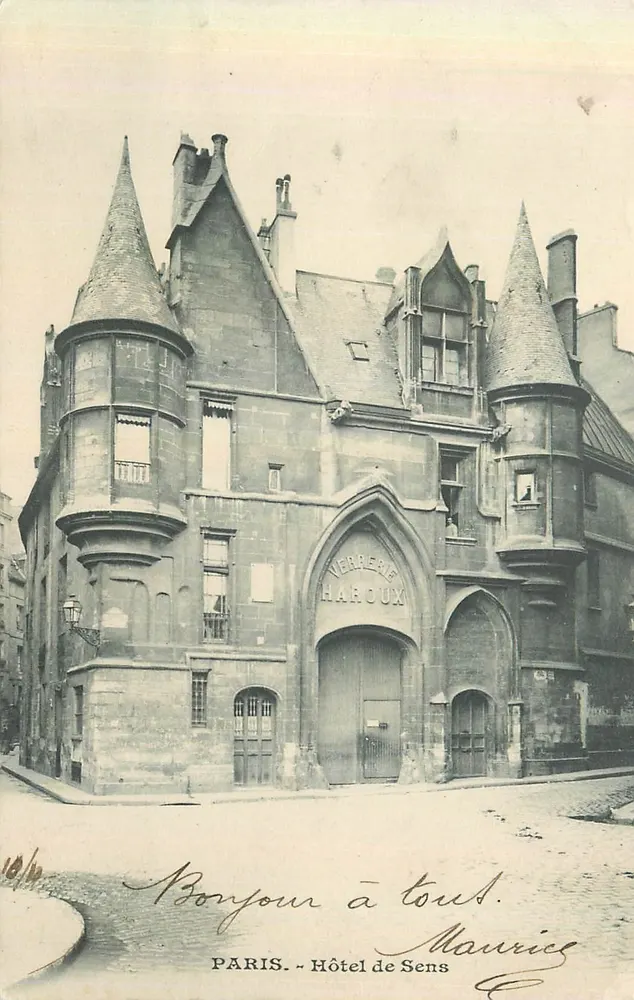 Paris - Hotel de Sens — Verrière Harouxs — editor desconhecido - Frente