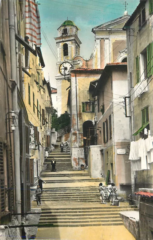 Villefranche-sur-Mer — Alte Straße — L. Gilletta & Cie, Verleger-Fotograf, Nizza - Vorderseite