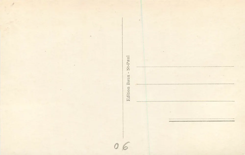 Saint-Paul (A.M.) — Allgemeiner Blick — Ausblick vom Piol St Antonin — Edition Baux-St-Paul, Nr. 06 - Rückseite