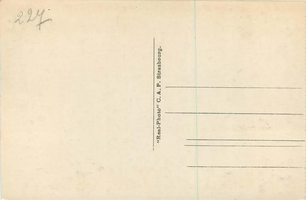 La Turbie — Panorama e vista sobre Mônaco — C.A.P. Strasbourg - Verso