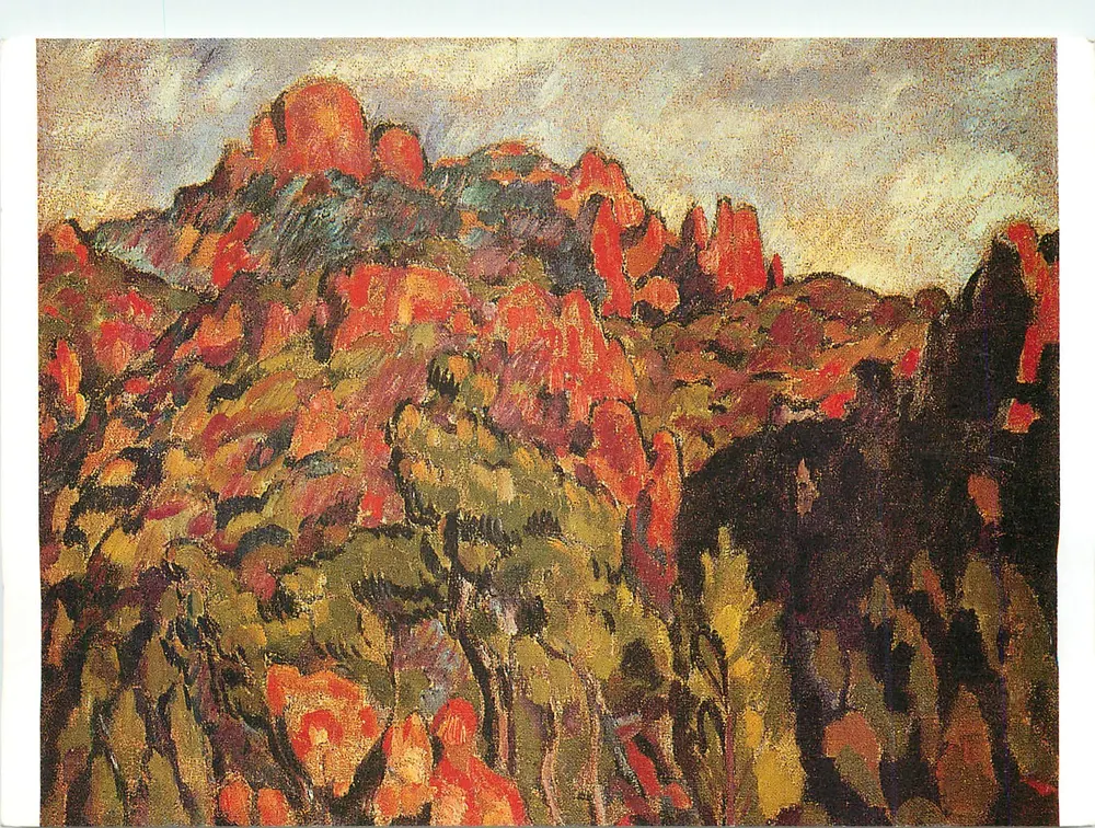 Der Estérel — Aussicht auf die roten Felsen — Louis Valtat (1869-1952) — SPADEM, Paris - Vorderseite