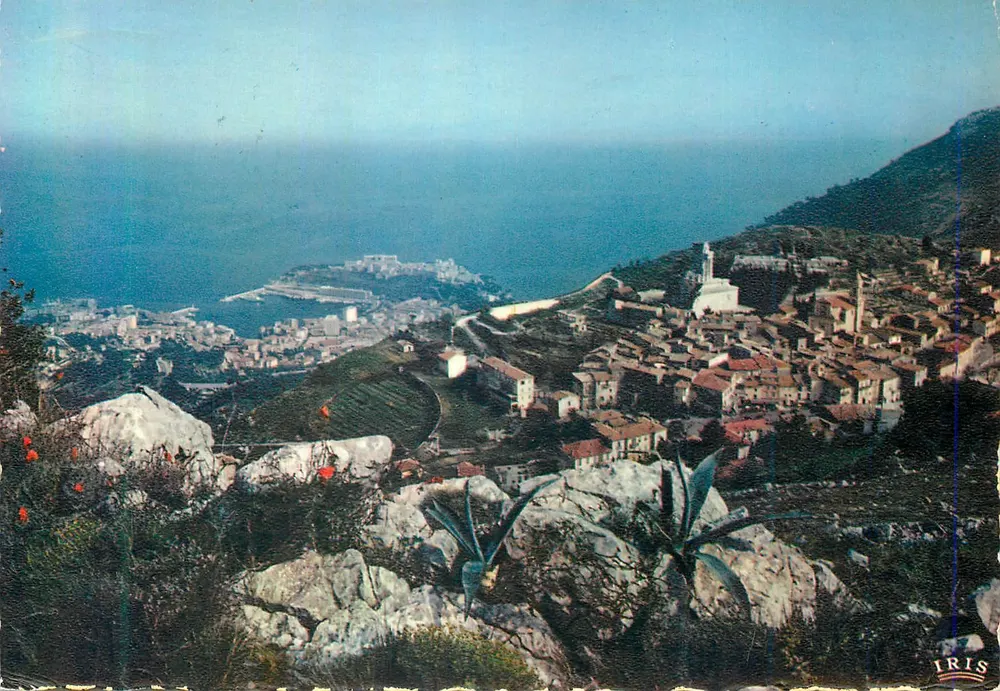 Allgemeiner Blick auf La Turbie — überblickend über das Fürstentum Monaco — Editions « La Cigogne » - Vorderseite