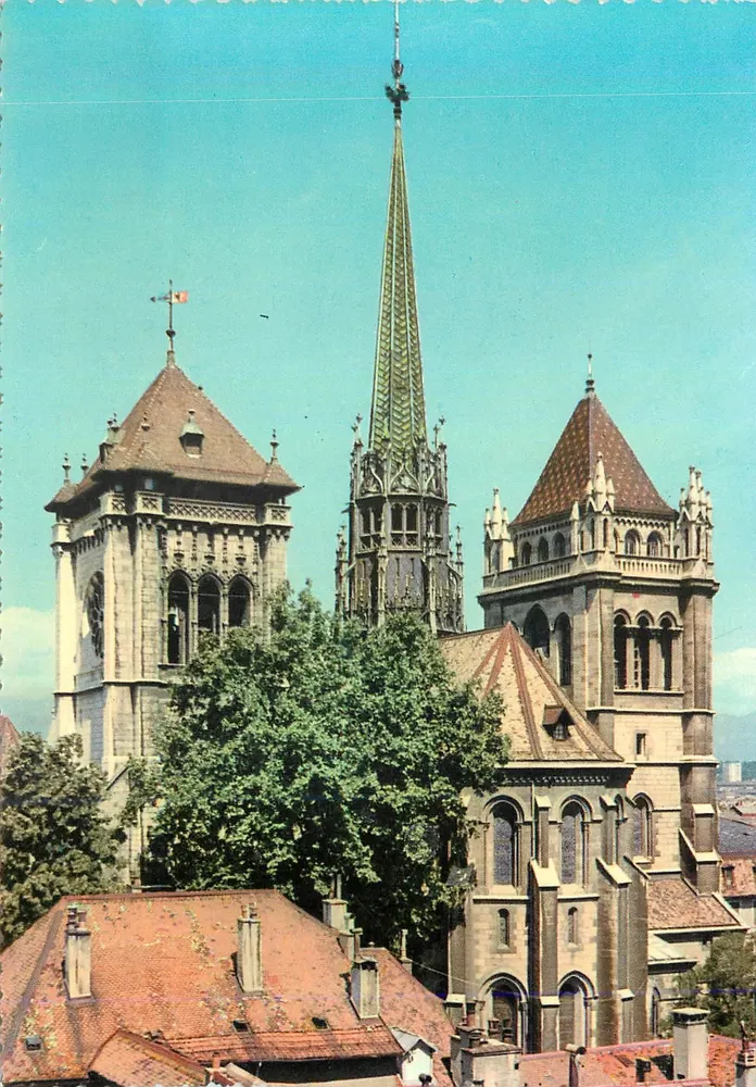Catedral de São Pedro — Genebra — Éditions C. Sartori, n° 3072 - Frente
