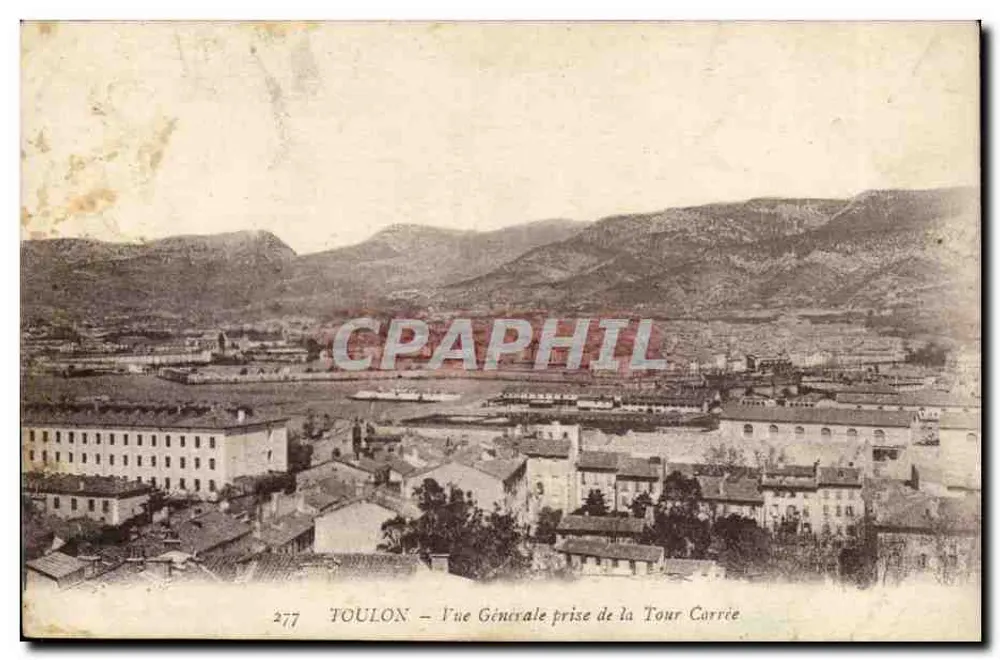 Toulon — Allgemeiner Blick von der Quadraturturm — 277 - Vorderseite