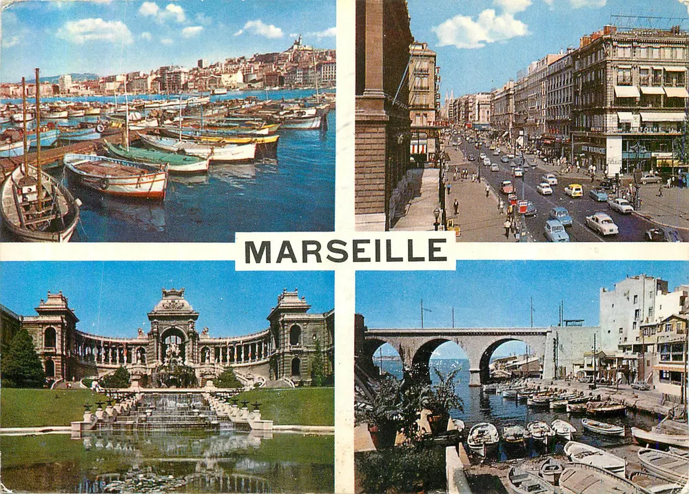 Marseille — vista panorâmica — Sociedade Edições da França - Frente