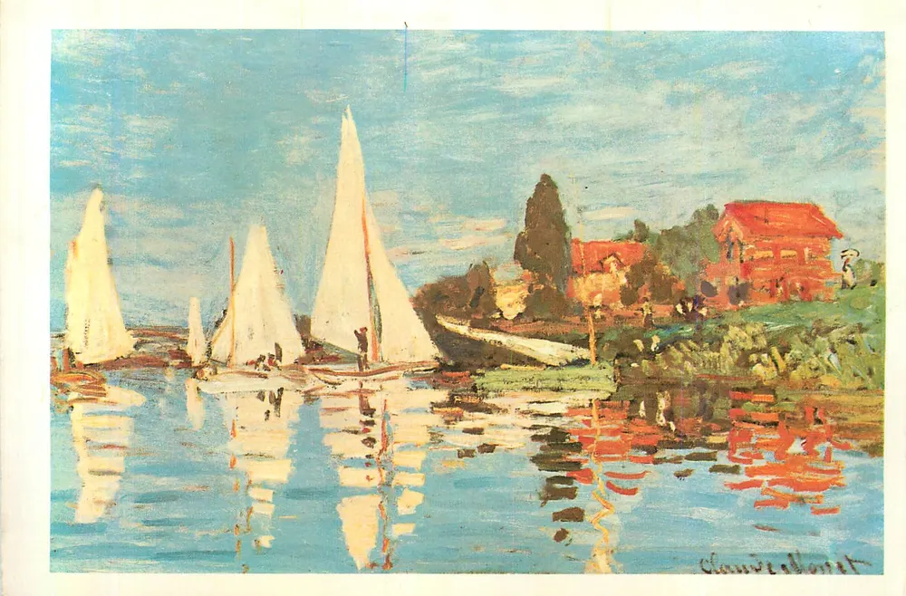 Regata em Argenteuil — cerca de 1872 — S.A.P.D.E.M. Paris 1972 - Frente