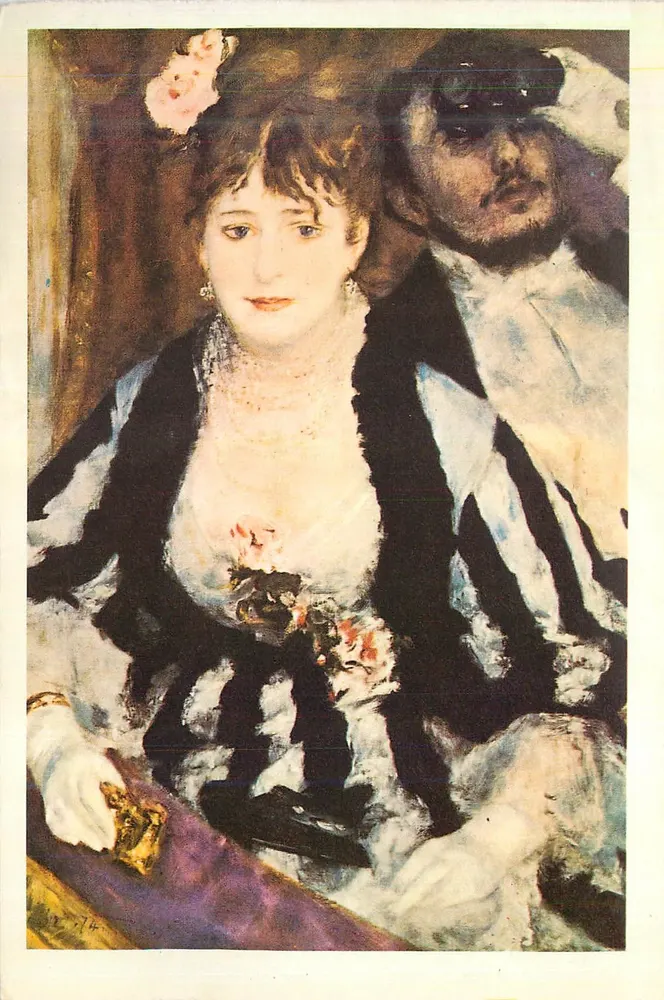 A loge (1874) — Auguste Renoir — edição S.A.P.D.E.M., Paris 1972 - Frente