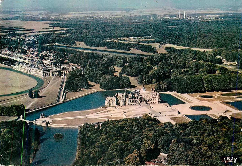 Chantilly (Oise) — Vista aérea — Editor IRIS, n° 100 A - Frente
