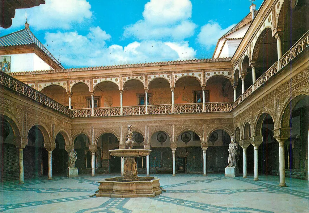 Sevilha - Casa de Pilato; pátio — editor Beascoa, n° 658 - Frente