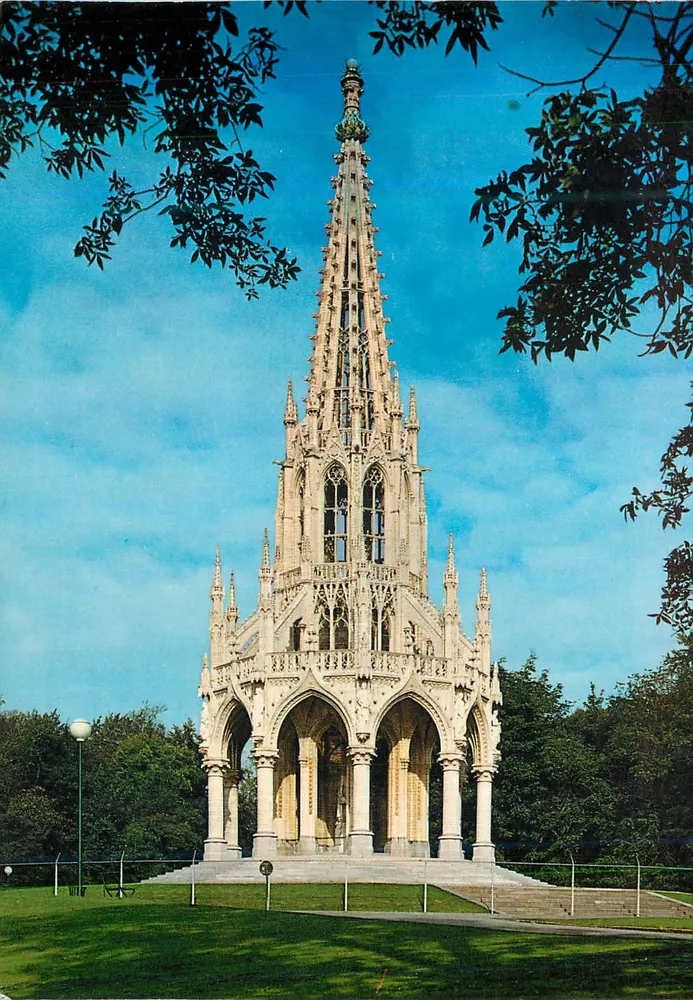 Monument van koning Leopold I — Brussel — uitgever Thill, S.A., n° 100/204 - Voorkant