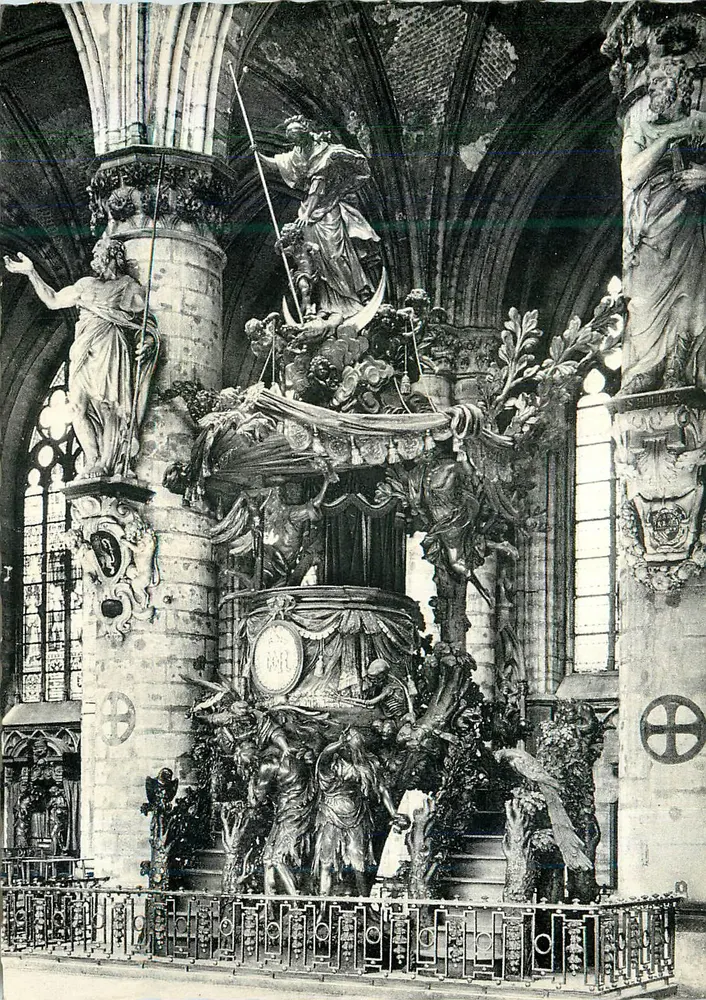 Brüssel - Kathedrale der Heiligen Michael und Gudula — Katheder der Wahrheit — Verlag THILL - Vorderseite