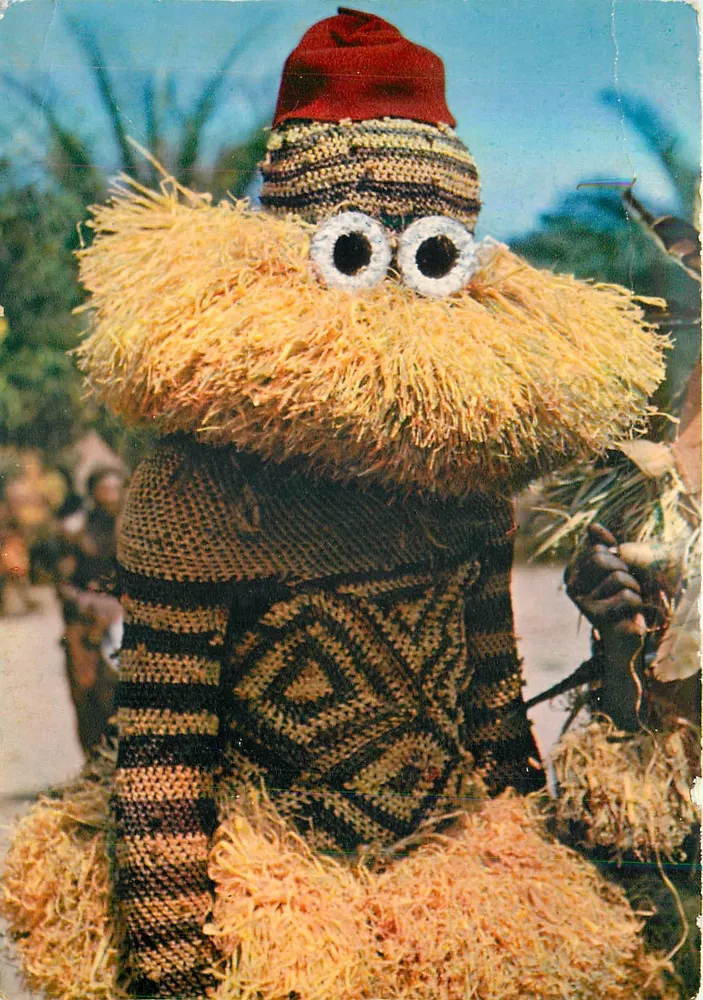 Máscara africana — Bapendé — Edições HOA-QUI - Frente