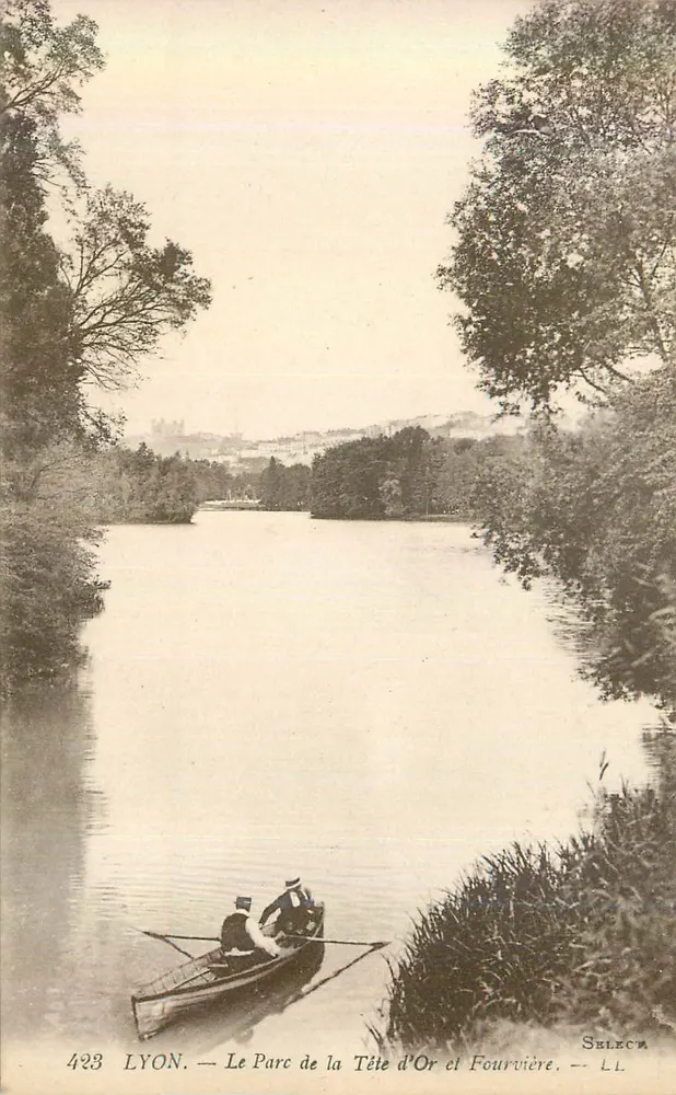LYON — Der Park der Goldenen Kopf und Fourvière — Shlecht - Vorderseite