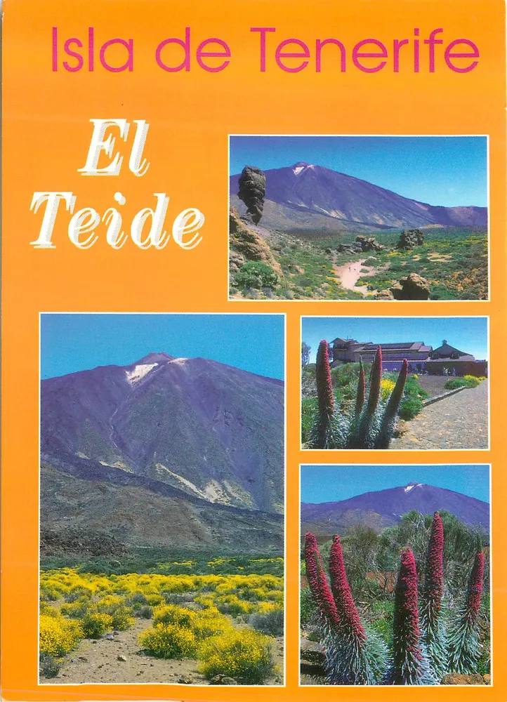 Ilha de Tenerife — O Teide — Edições A. Campaña - Frente
