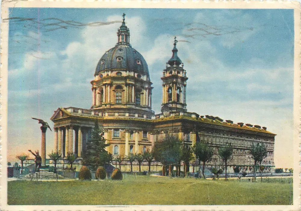 Torino - Reale Basilica di Soperga — éditeur A Tonso - Torino, n° de série non visible - Frente