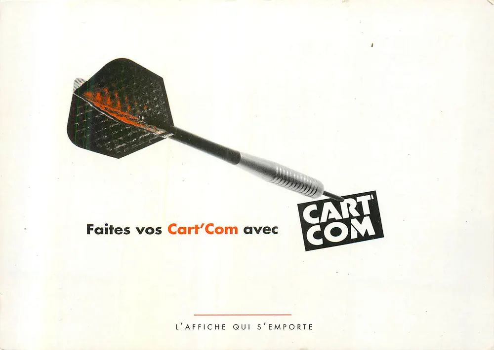 Cart'Com — Poster That Sticks — Cart'Com - Front