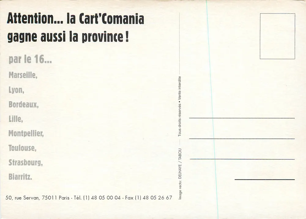 Cart'Com — Cart'Comania gagne aussi la province - Verso