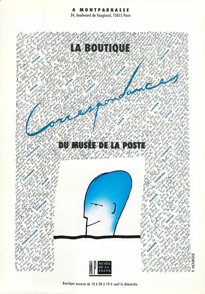 Montparnasse — Boutique du Musée de la Poste — P. Mourique - Recto