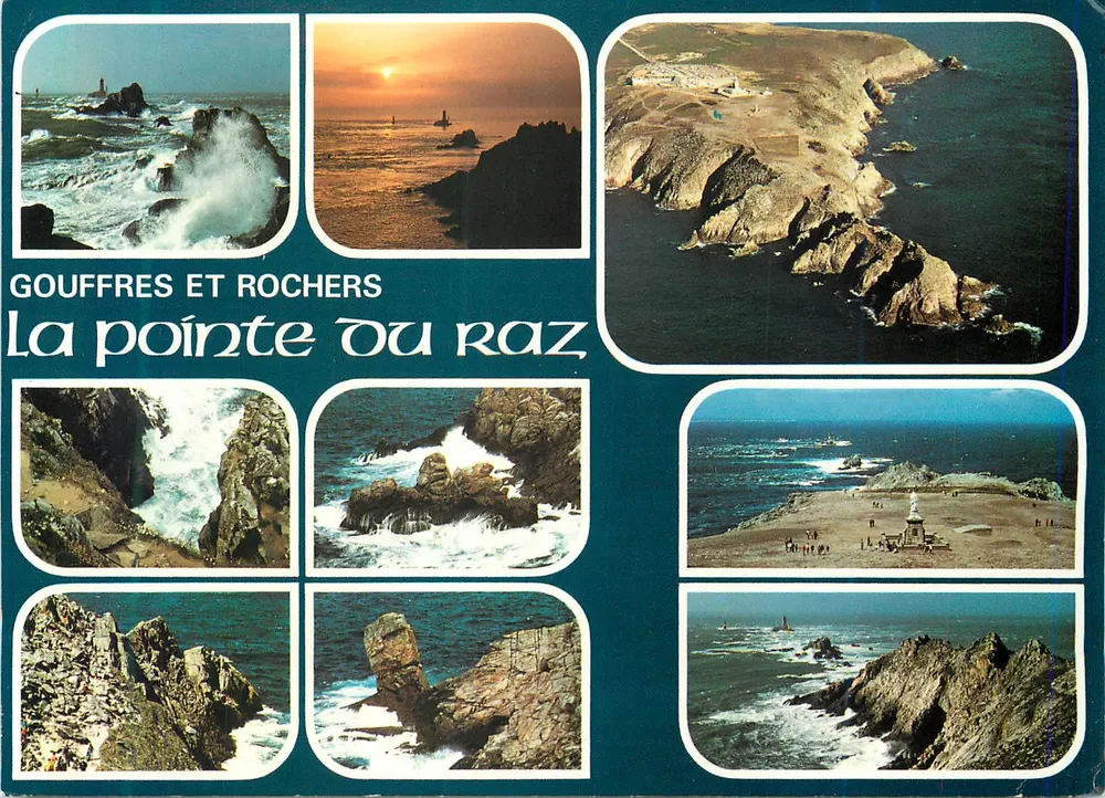 A ponta do Raz — Gouffres e rochers — YCA - Belles Éditions de Bretagne - Frente