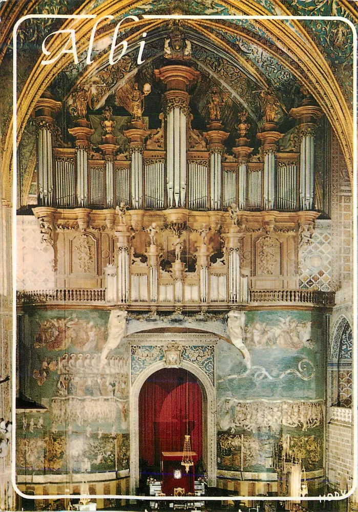 Albi — Interior da Basílica Santa Cecília — Editor MOPY - Frente