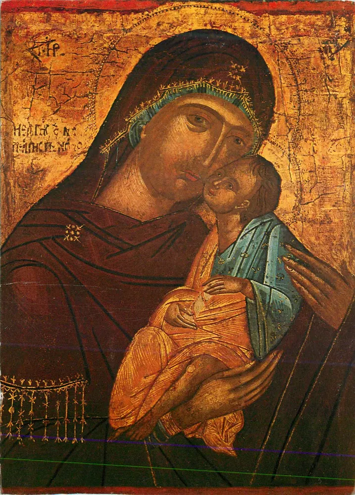 Maagd met het Kind — Byzantijnse icoon — Beuroner Kunstverlag - Voorkant