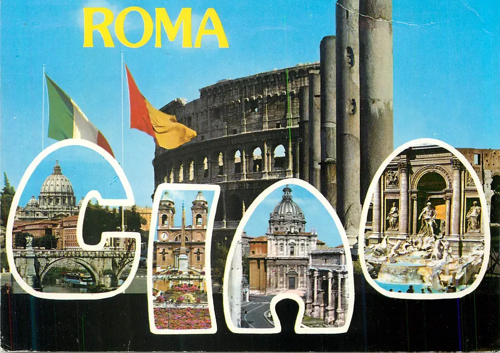 Roma — Coliseu, Fonte de Trevi, Vaticano — G. Verselocchio Inc. - Frente