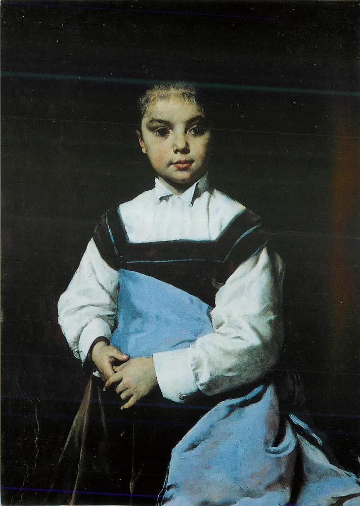 Porträt einer jungen Frau — Werk von Ferdinand Roybet — Musée Roybet-Fould, Courbevoie - Vorderseite