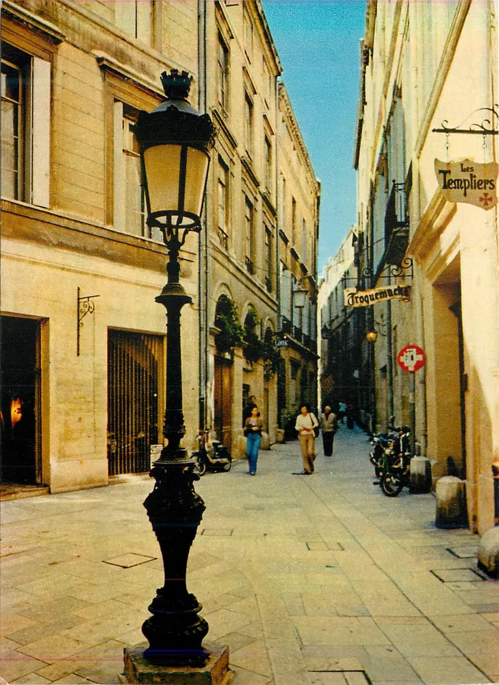 Rua dos Templários — Montpellier — edições da França - Frente