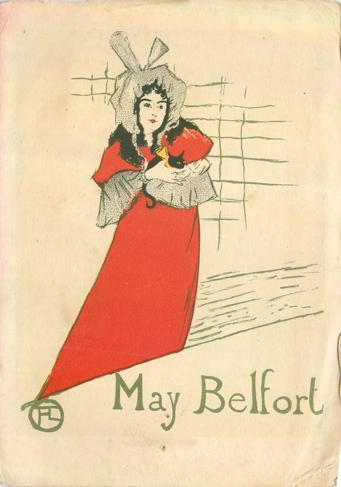 May Belfort — Affiche pour May Belfort — H. de Toulouse-Lautrec, éditeur Hazan, n°186 - Recto