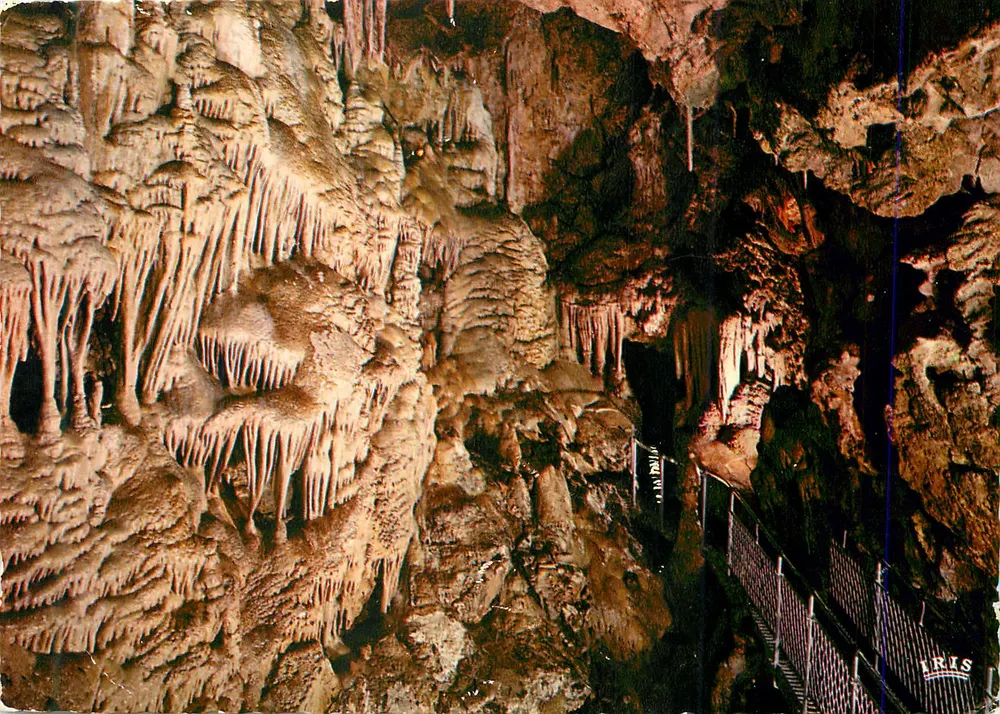 Gruta do Jardim-Exótico — Príncipe de Mônaco — Edições "La Cigogne" - Frente