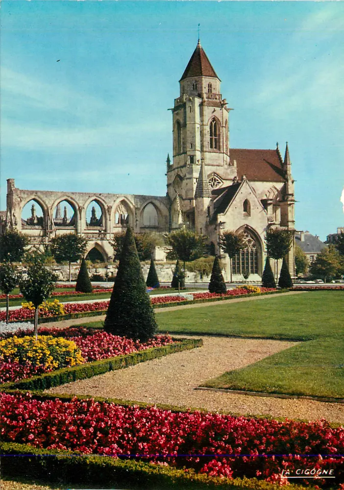 Church of Saint-Étienne-le-Vieux — Ruins and Garden — La Cigogne, Rouen - Front