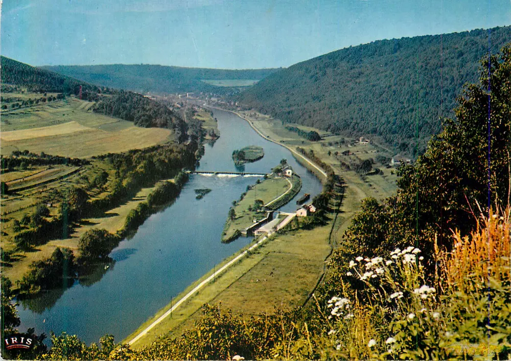 Visão da Meuse — As Ardenas pitorescas — Edições MEXICHROME n° 08.000.38 - Frente