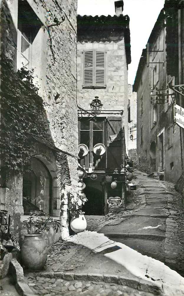 Saint-Paul (A.M.) — Die provenzalische Côte d'Azur — Ein Eckchen des Dorfes - Vorderseite