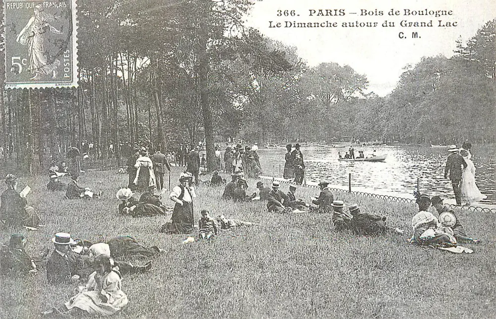 PARIS — Bois de Boulogne — Sonntag um den Großen See — C.M. — n°366 - Vorderseite