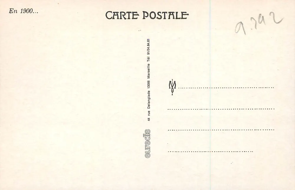 Montmartre — Interior da Estação Ornano — G. C. A. Paris, n° 797 - Verso