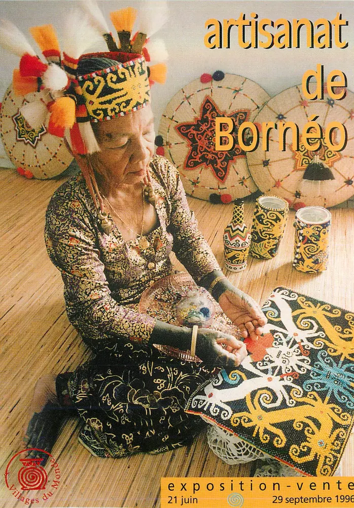 Artisanat de Bornéo — exposition-vente — Villages du Monde - Recto