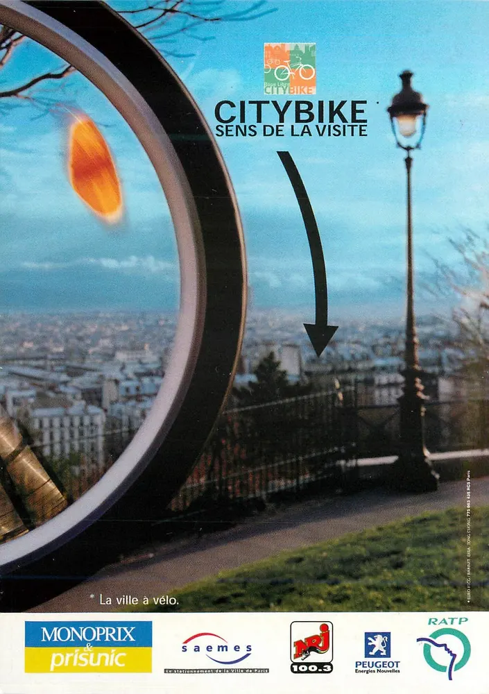 Citybike — Sens de la visite — RATP et NRJ - Recto