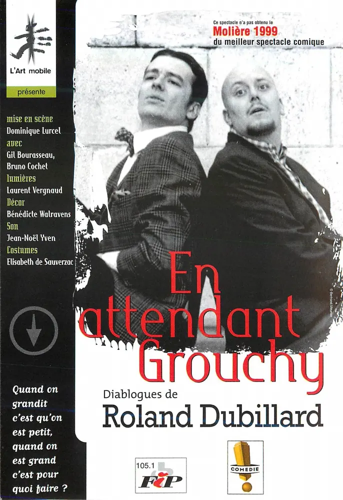 Während man auf Grouchy wartet — Diablogues von Roland Dubillard — L'Art mobile präsentiert - Vorderseite