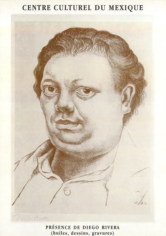 Présence de Diego Rivera — exposition au Centre Culturel du Mexique — 1996 - Recto