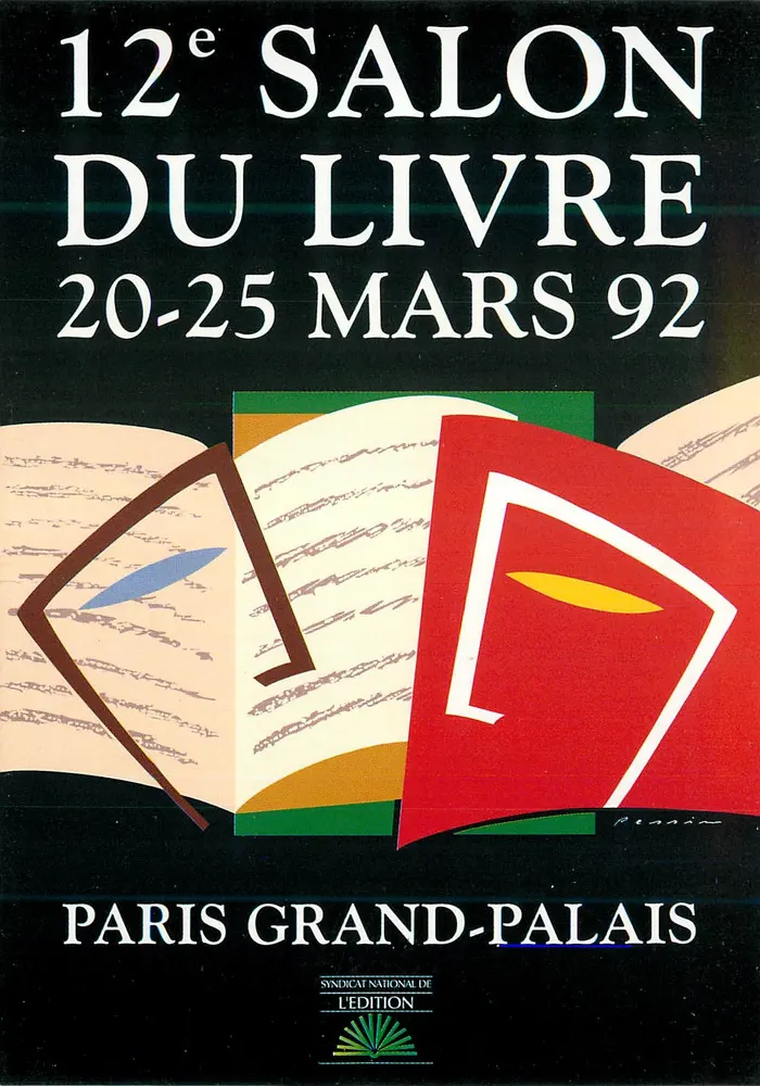 12. Buchmesse — Paris Grand Palais — Nationaler Verlagsverband - Vorderseite
