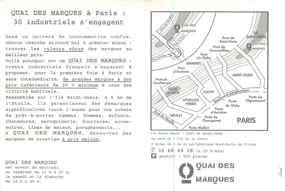 Quai des Marques — Paris — Editor: Quai des Marques - Verso